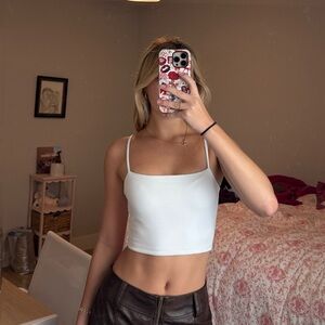 Susana Monaco White Crop Top